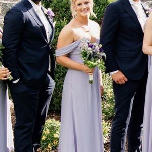 Dear Cleo lavendar bridesmaid dress
